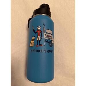 LIFE IS GOOD 40 Oz WIDE MOUTH STAINLESS STEEL WATER BOTTLE  "Smoke Show”